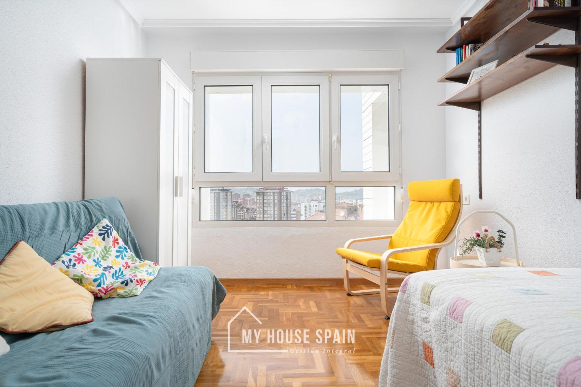 Myhousespain - Luminoso Piso Junto Al Centro Gijon Bagian luar foto